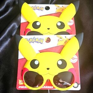 NEW POKEMON PIKACHU KIDS SUNGLASSES 100% UV PROTECTION RESIST. SUNSTAHCES